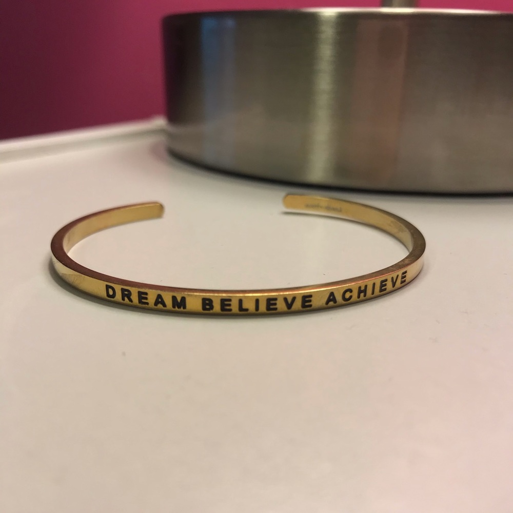 Gold Mantra Band Bracelet